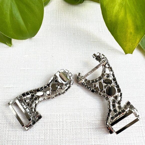 1940s Rhinestone Sash Buckle - Picture 6 of 6